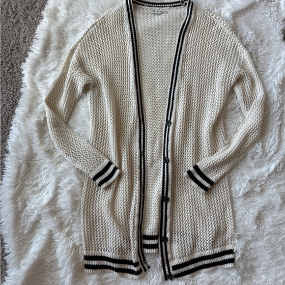 American Eagle Outfitters Open Knit Long Cardigan - Picture 5 of 10